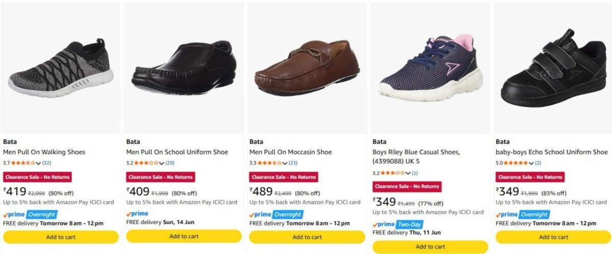 Loot Min 80 On Branded Footwears Bata Power Scholl