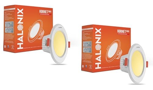 Halonix Plastic 3w 2700k Warm White Junction Box Led Downlighter Cut Out- 2