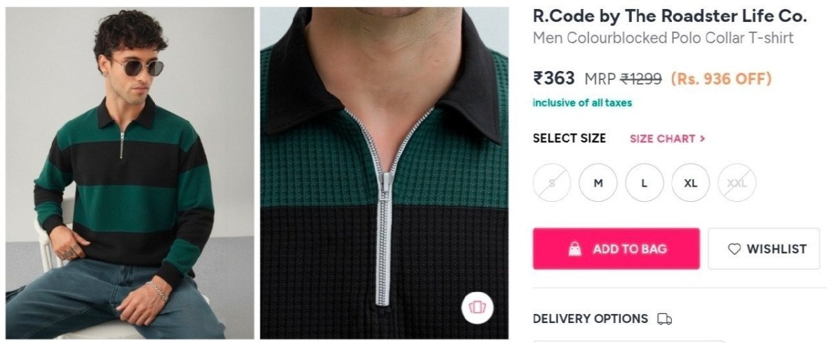Roadster Textured Polo At 363