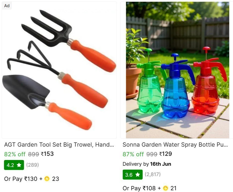 Shopsy Loot - Gardening Essentials Dealsround Flow