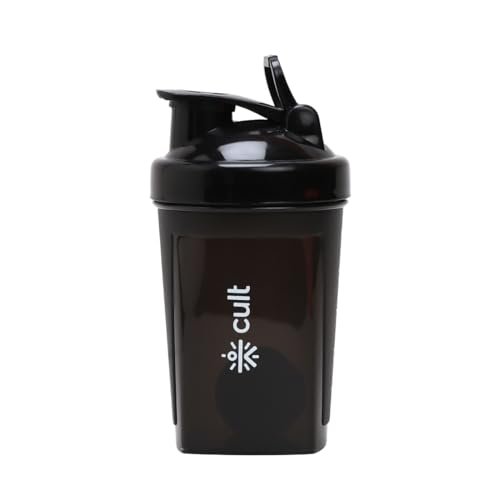Cult Micro Protein Shaker Bottle 500ml For Men Women Compact Leakproof Bpa-