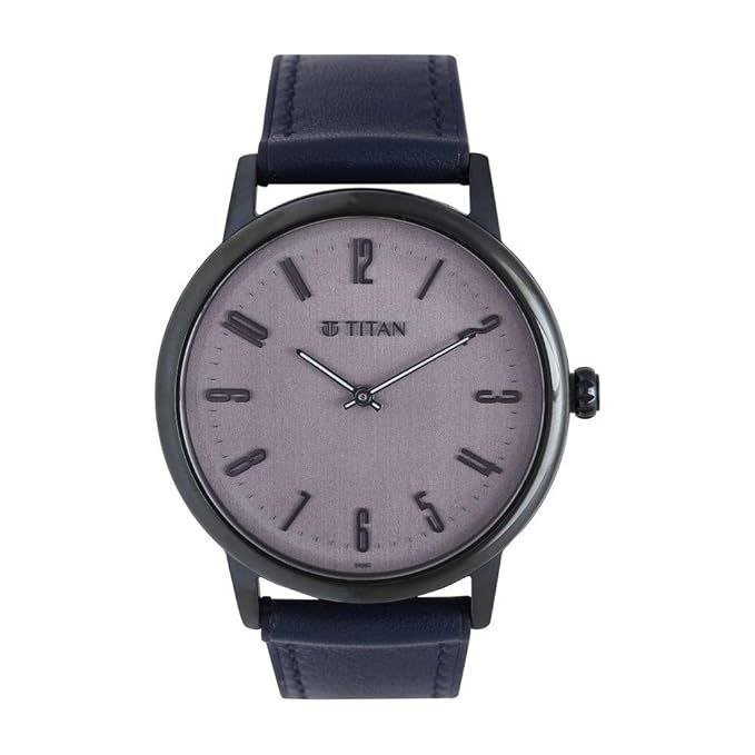 Amazon Titan Athleisure Analog Blue Dial Men 
