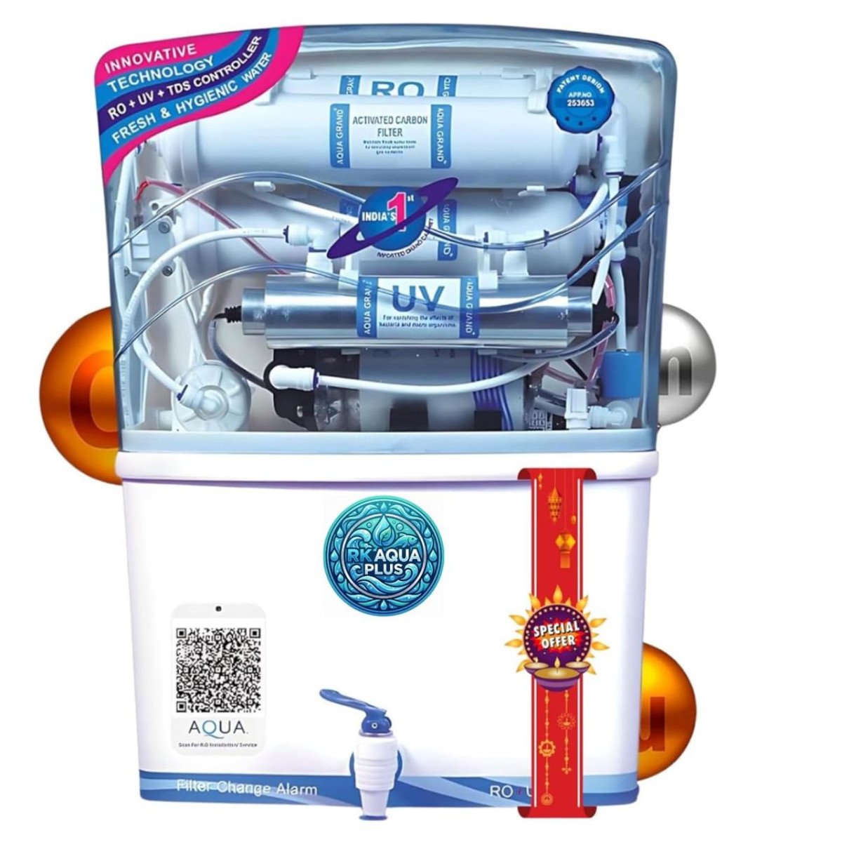 Rk Aqua Plus Alpha Pro Ultra Alkaline (ro Uv Uf Co