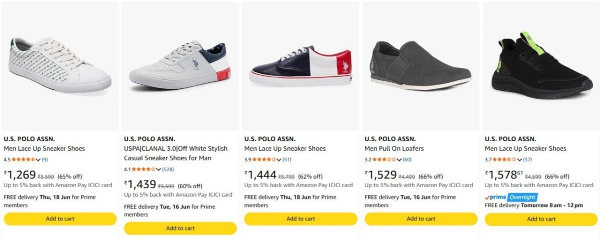 66 On U S Polo Assn Men Shoes