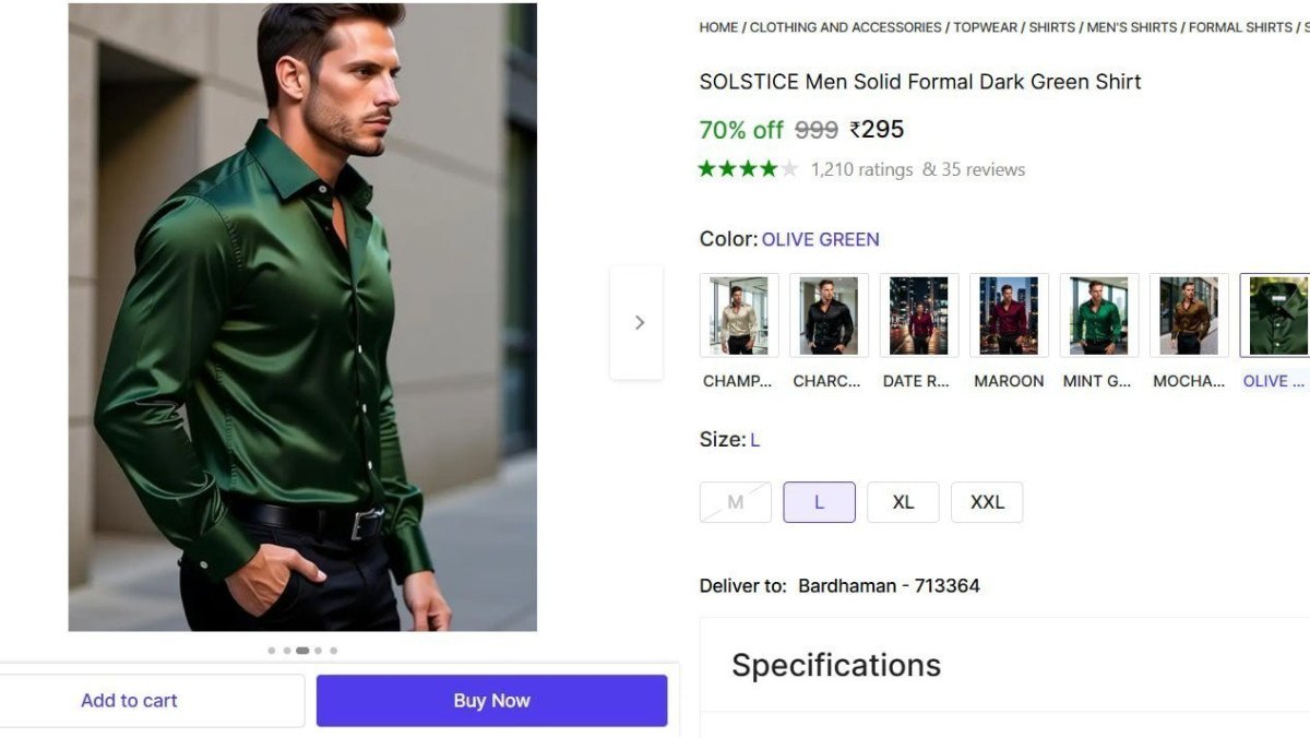 Men Solid Formal Shirt 295
