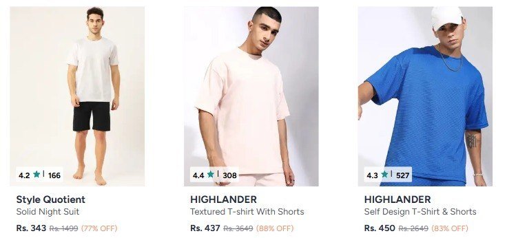 Myntra 90 On Branded Clothing Mens Clothing T-shir