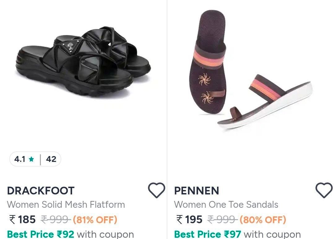 Myntra 85 On Women Footwear Flip Flops Flats 