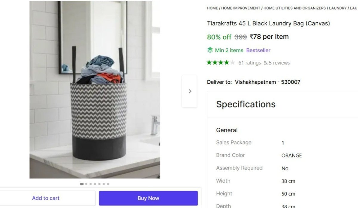 L Black Laundry Bag 78min 2 Buy
