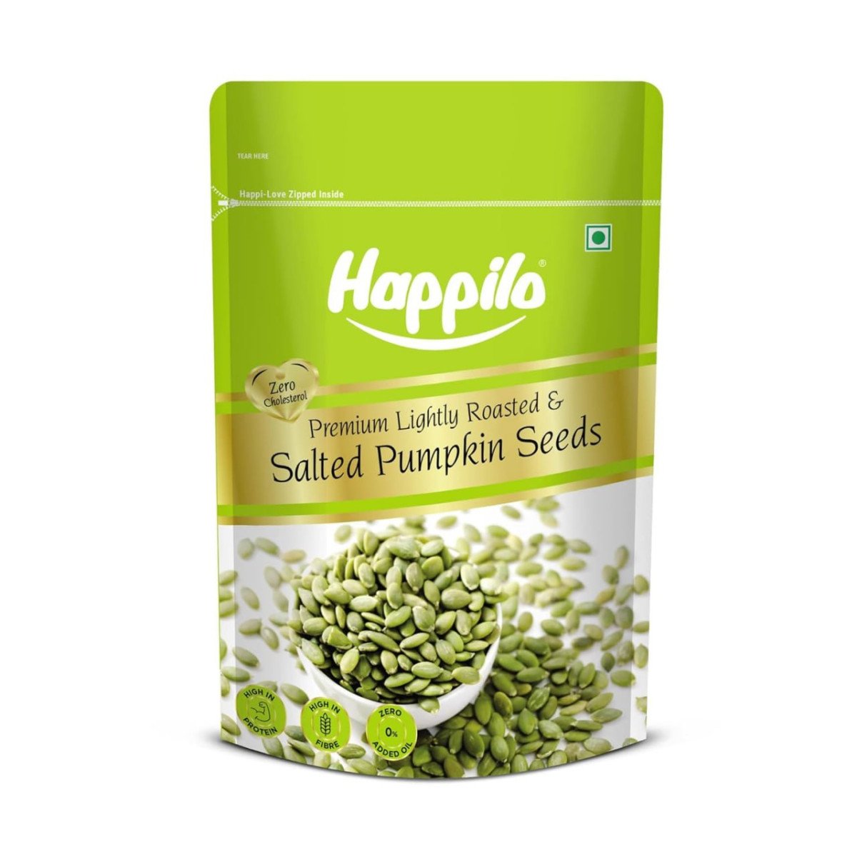 Happilo Premium Lightly Salted Roasted Pumpkin See