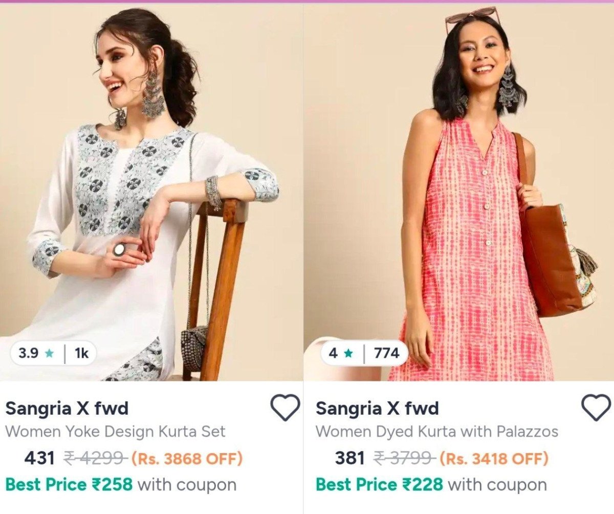 90 On Women Clothing