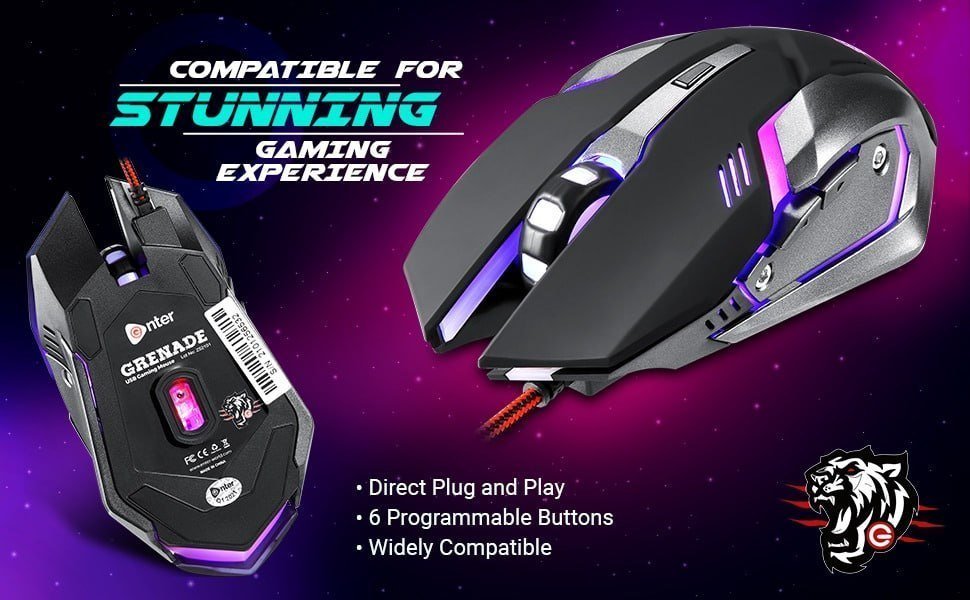 Enter Grenade Gaming Usb Mouse 227