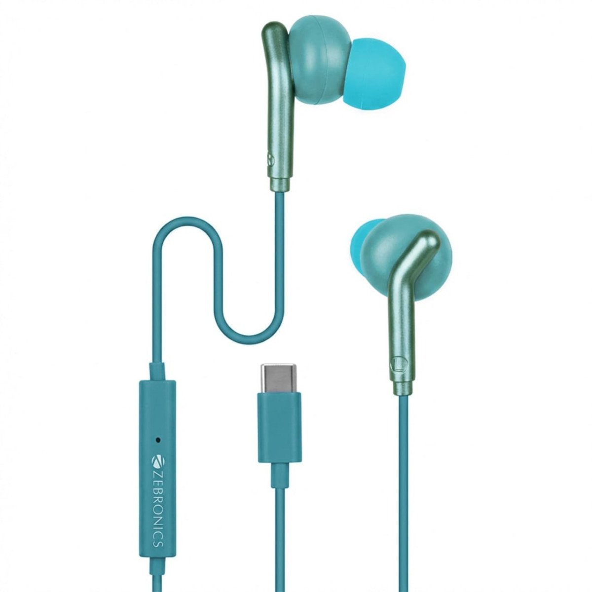 Zebronics Type-c Wired Earphones 199 Mrp 599 