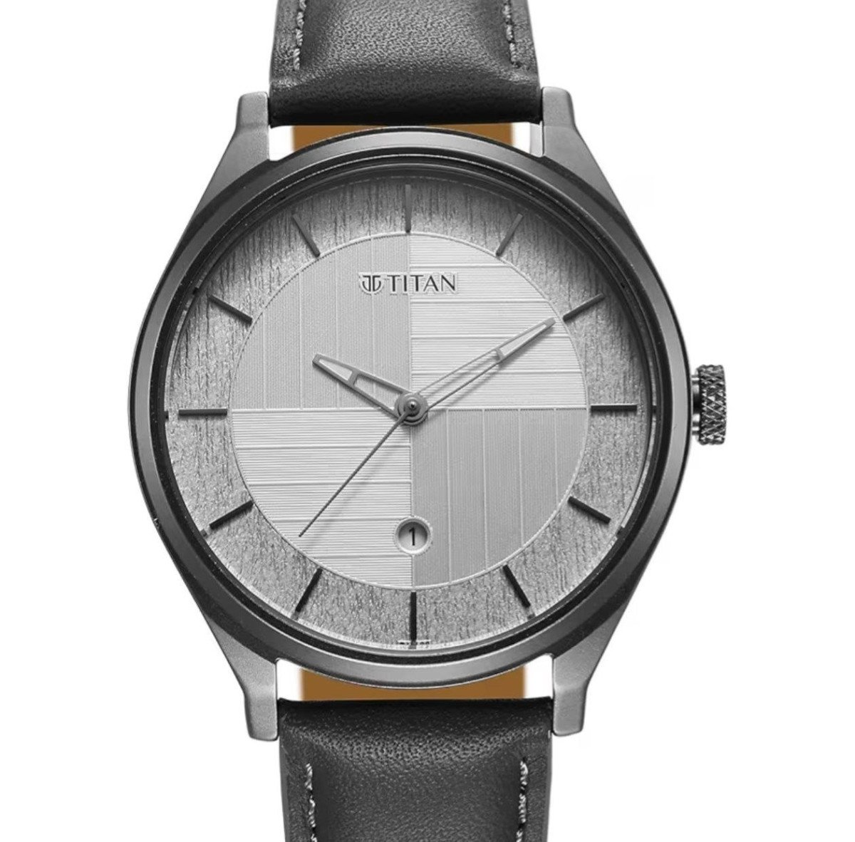 Deatitan Neo Economy Quartz Analog With Date Silve