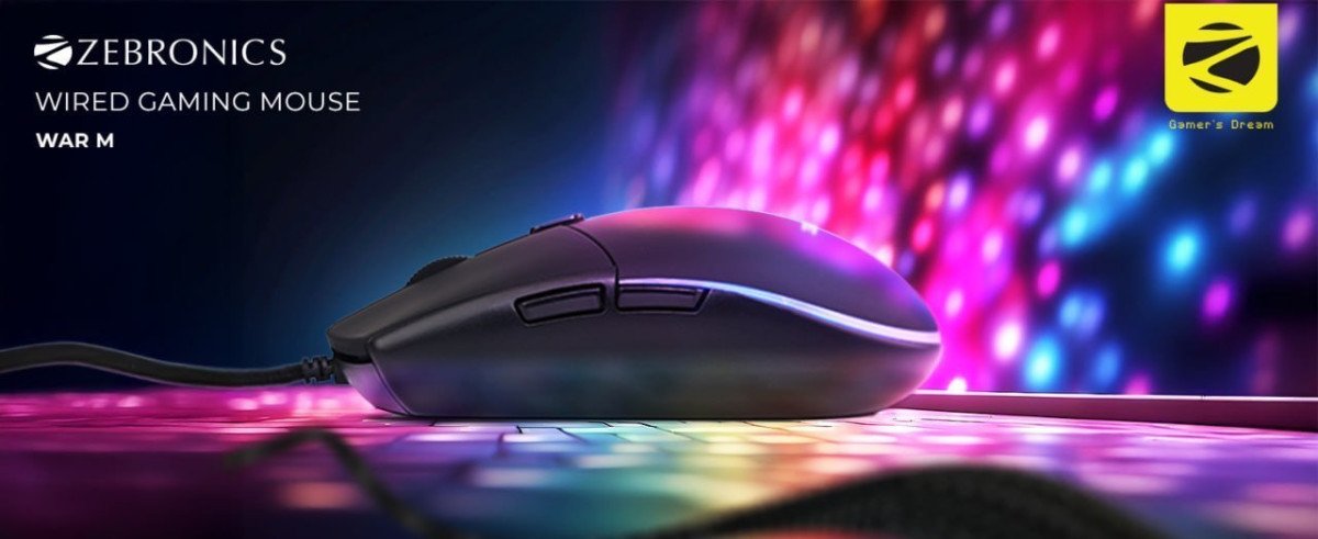 Zebronics Wired Gaming Mouse 299