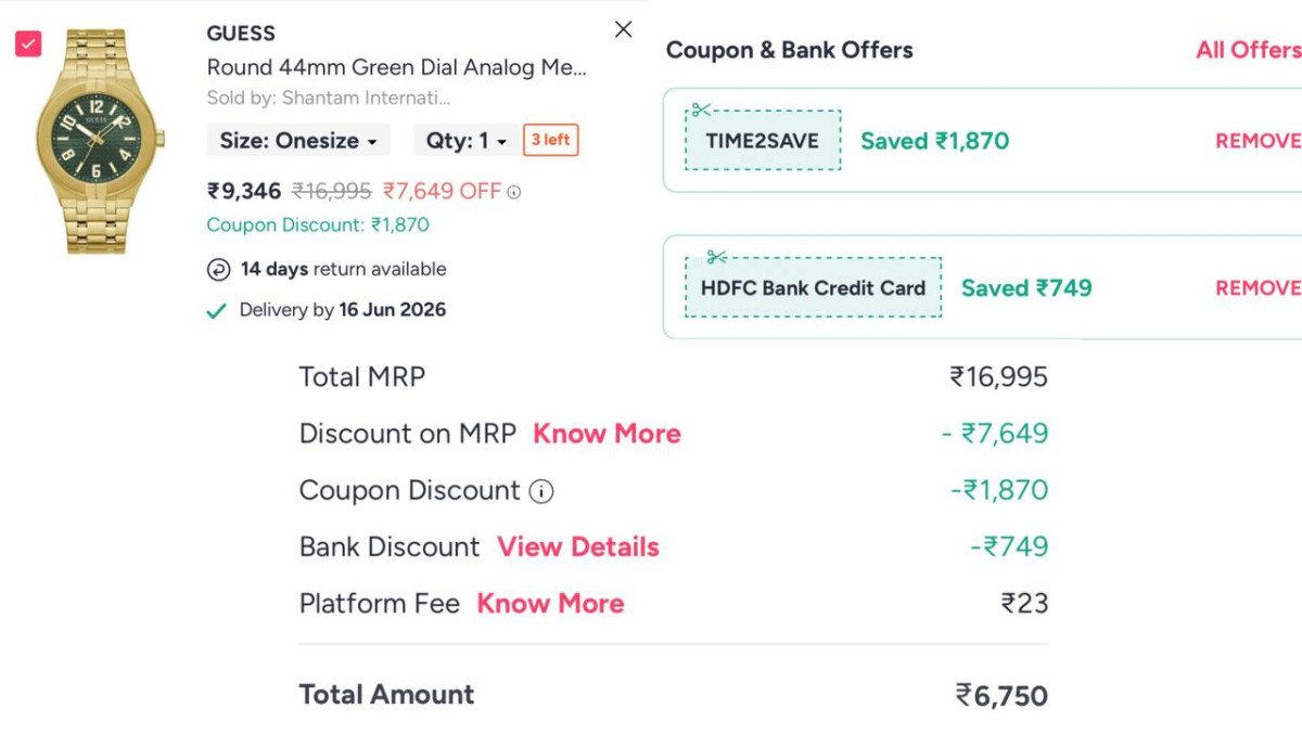 70 On Branded Watches Extra 20 10 Hdfc Bank Adidas