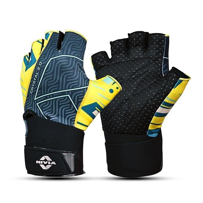 Nivia Crystal 2 0 With Strap Gym Gloves For M