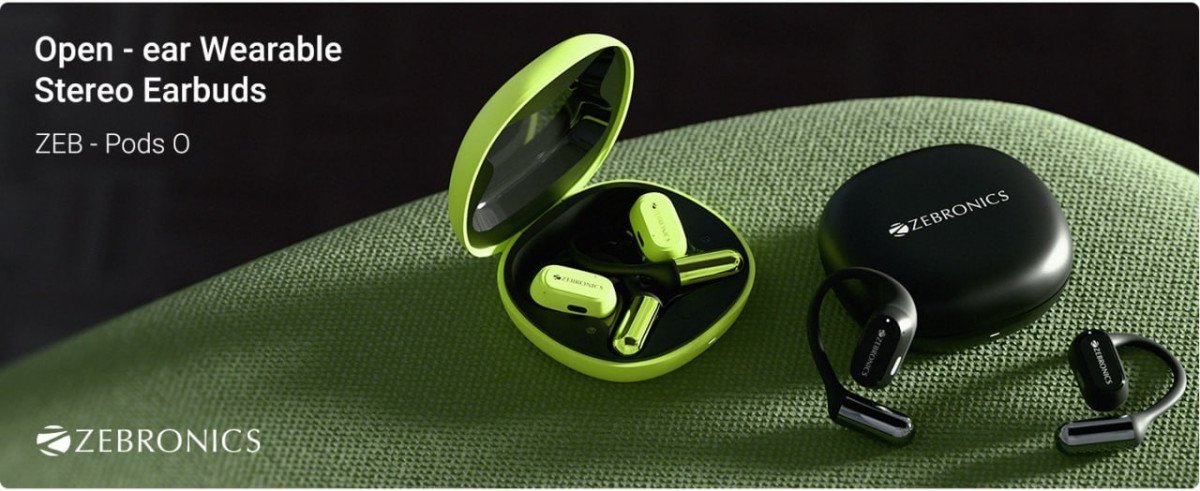 Zebronics Pods O Wireless Open-ear Earbuds 1199