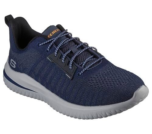 Skechers-men S Casual Shoes-delson 3 0true Navy Bl
