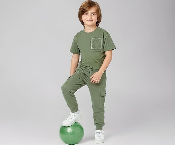 Max Boy S Cotton Textured Cargo Joggers 359 Mrp 59