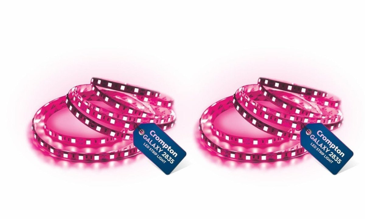 Crompton 25w Led Strip Light 5 Meter Pink Lig