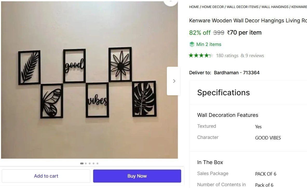 Wooden Wall Decor Hangings 70