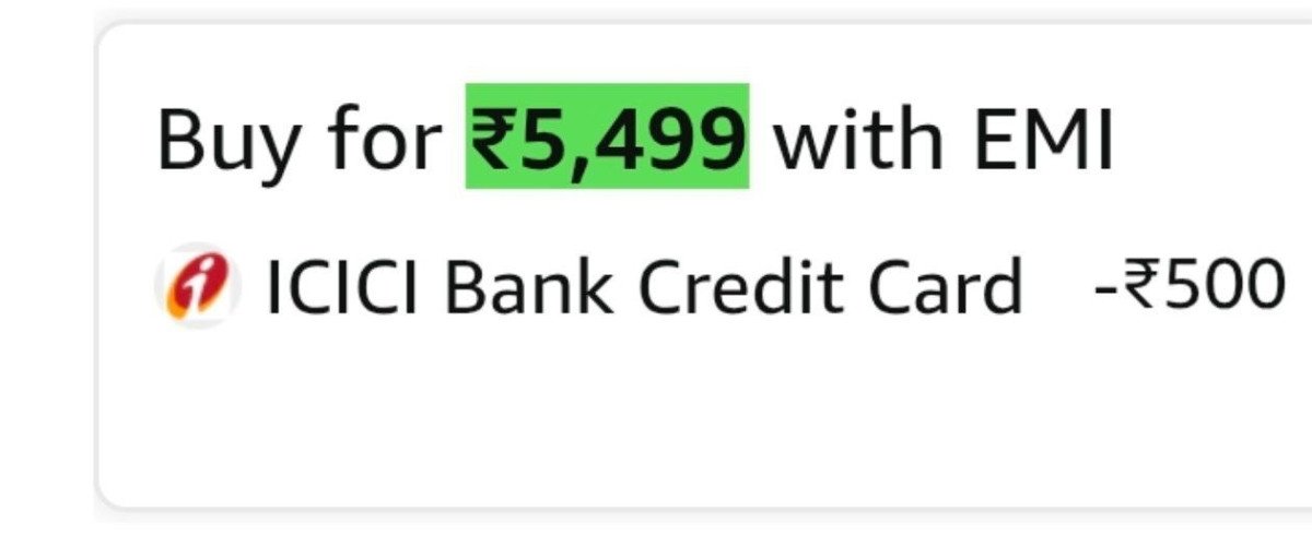 Faast 5499500 With Icici Bank Cc