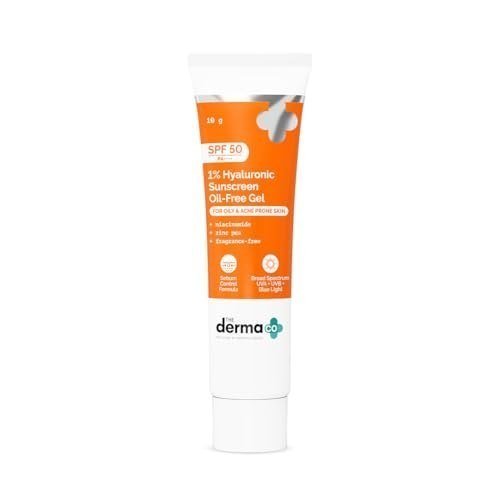 The Derma Co Oily 1 Hyaluronic Sunscreen Oil Gel Spf 50 10 deal