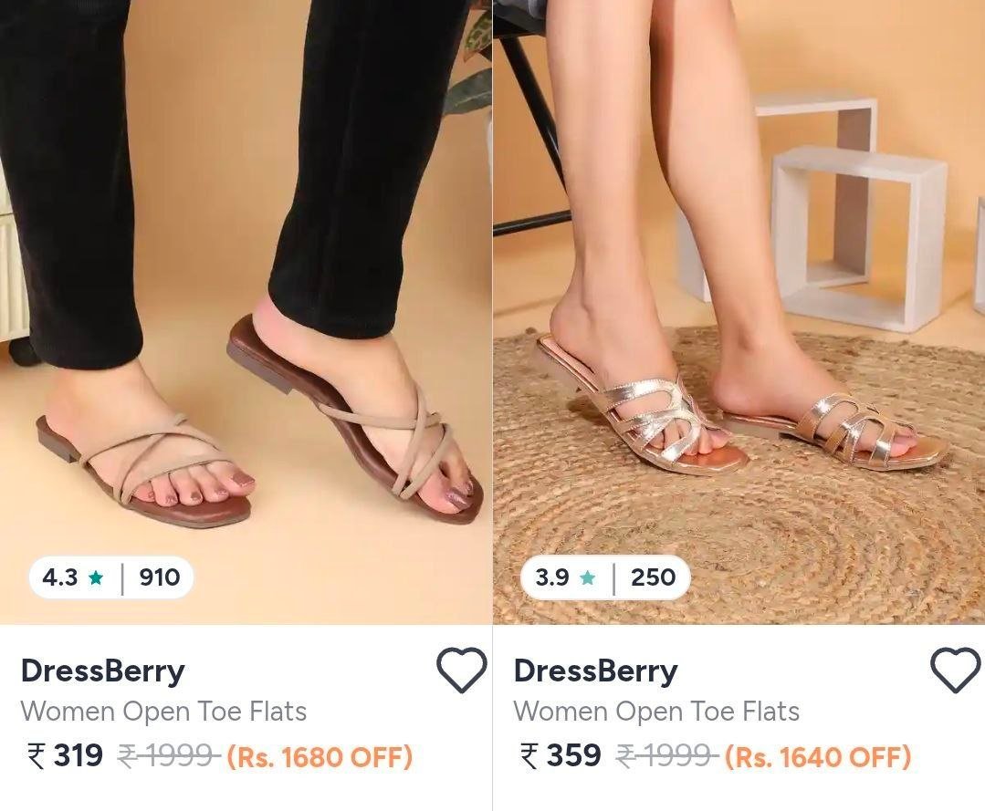Myntra Footwear Steals Flats Frenzy Under 399 Ball