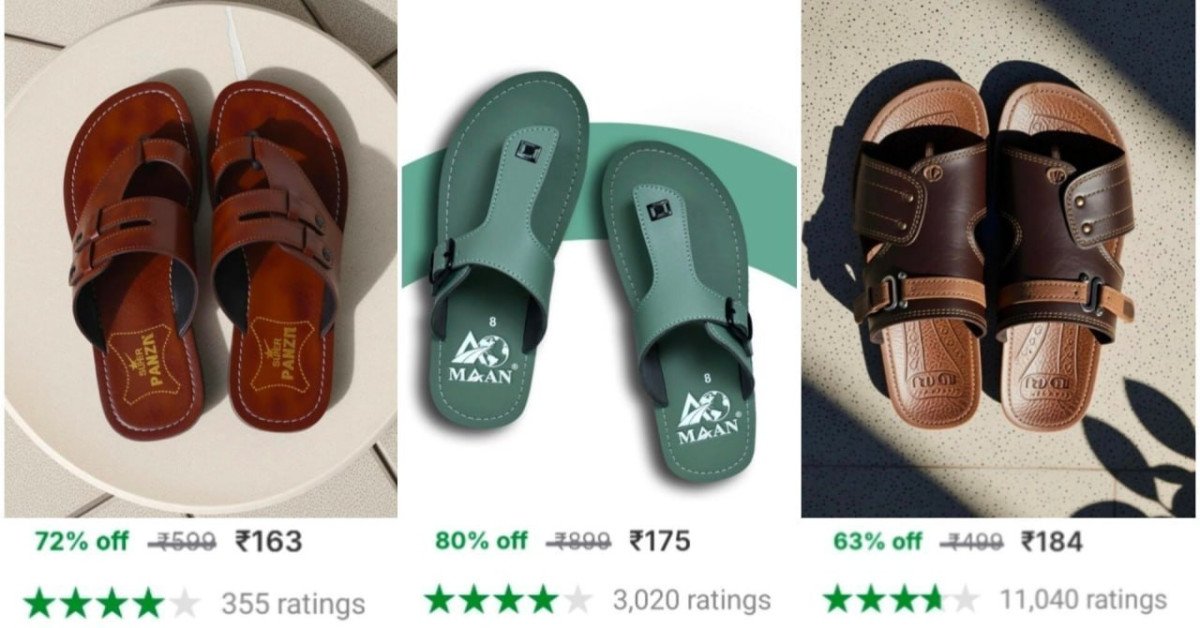 Best Deals On Men Flat Sandal 163 175 184