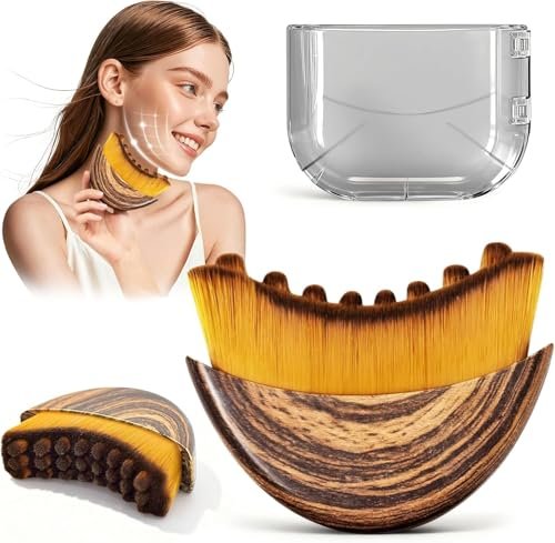 Zpccot Lymphatic Contour Face Brush For Sculpting 