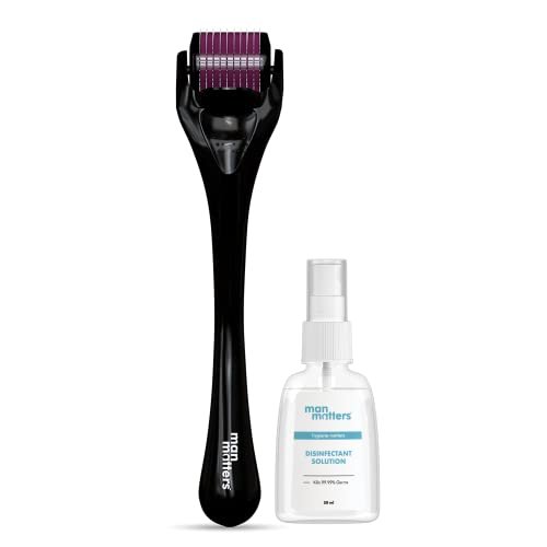 Man Matters 1 00 Mm Derma Roller With Disinfectant