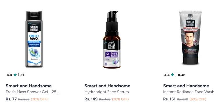70 On Smart And Handsome Face Wash Cleanser