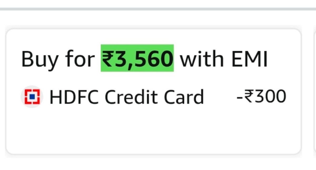 3560300 With Hdfc Cc