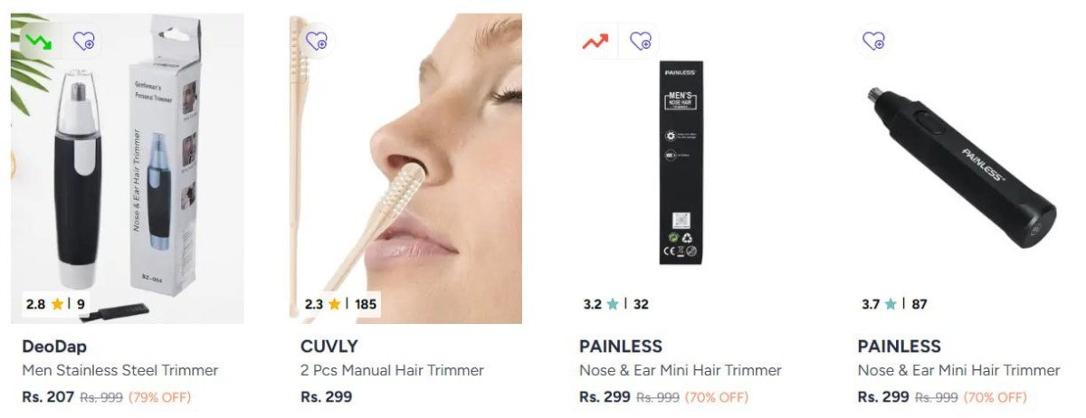 Myntra Trimmers Under 899- Philips Nova Link