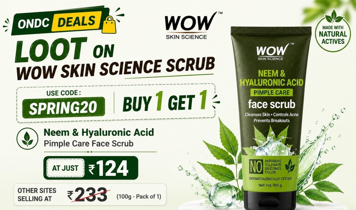 Ondc Deals - Loot On Wow Skin Science Scrub Use Sp
