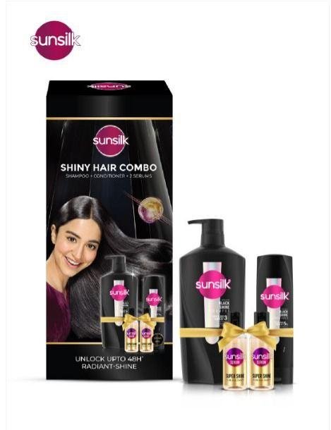 Sunsilk Shiny Hair Combo - Radiant Black Shine Sha