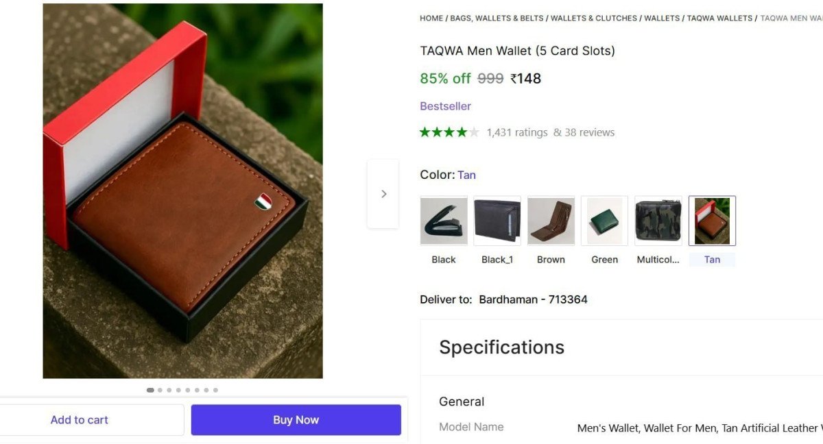 Men Wallet (5 Card Slots) 148