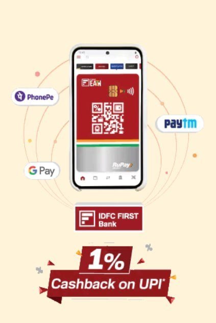 Idfc First Earn Credit Card Earn Cashback On 