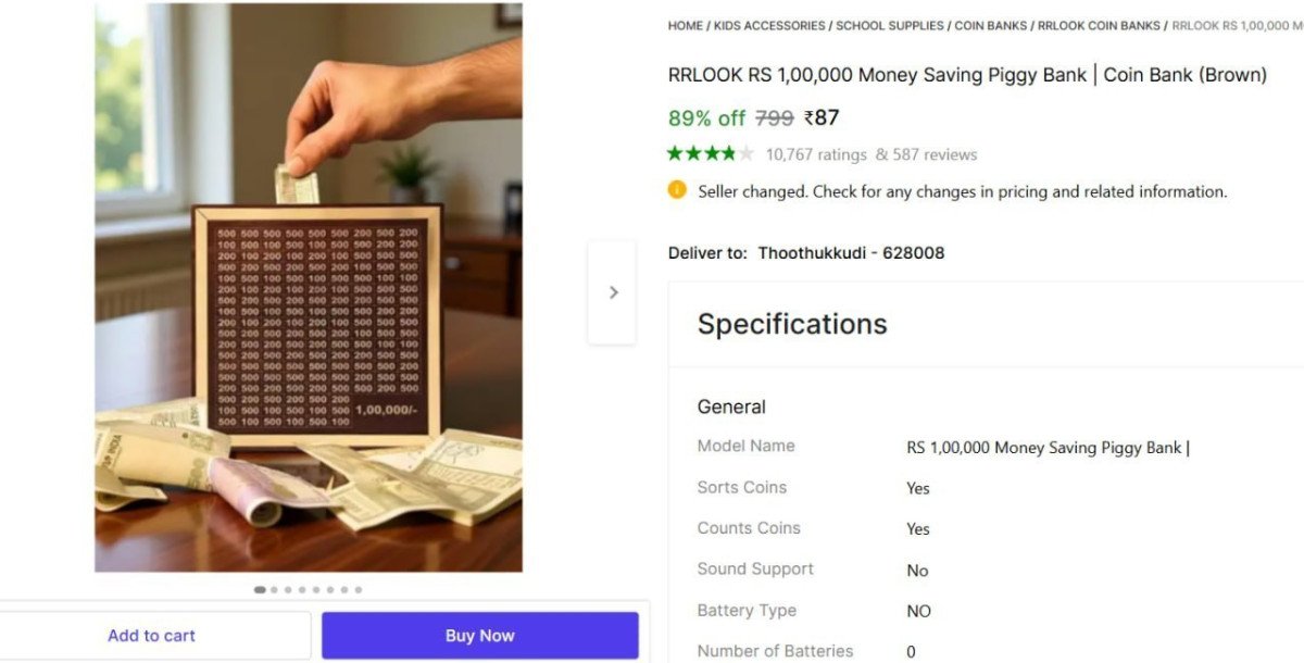 Money Saving Piggy Bank 87