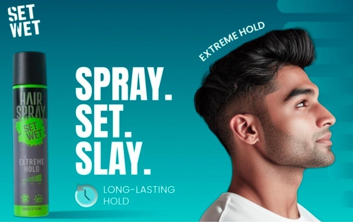 Set Wet Hair Spray At 160