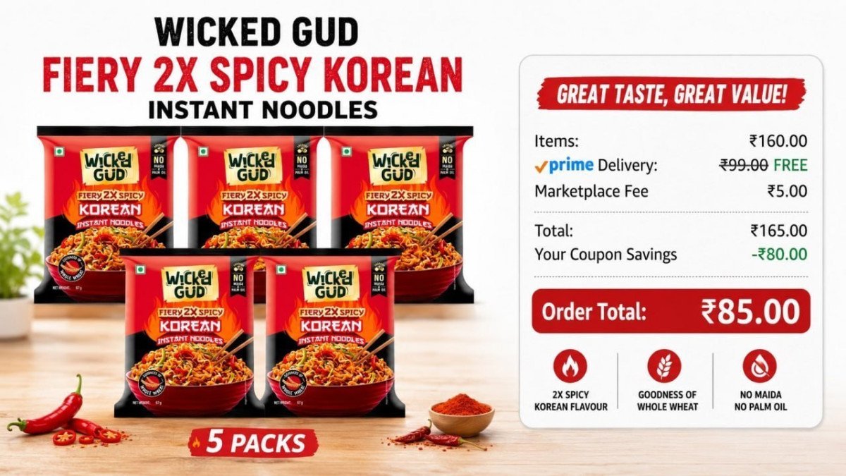 Loot Wicked Gud Korean Noodles (pack Of 5) 50 Coup