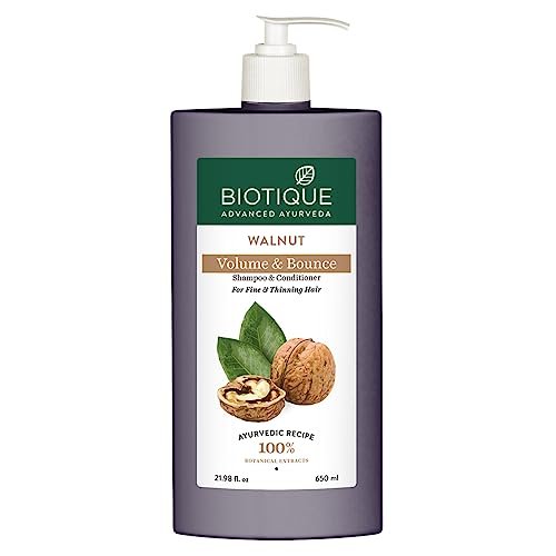 Biotique Bio Walnut Volume And Bounce Shampoo And 