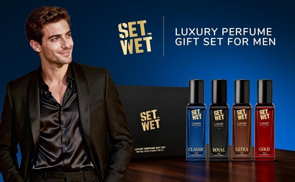 Set Wet Luxury Perfume Gift Set 4x18ml 199