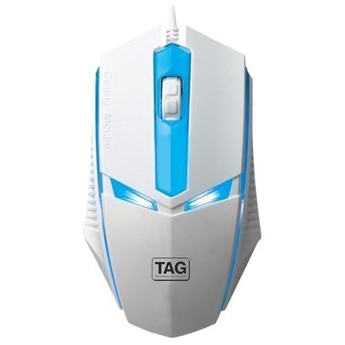 Tag Eve Wired Optical Mouse White Usb Interface 10