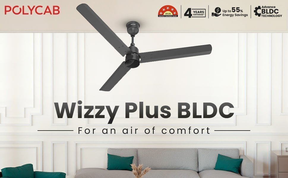 Polycab Wizzy Plus 1200mm 5-star Bldc Fan 269