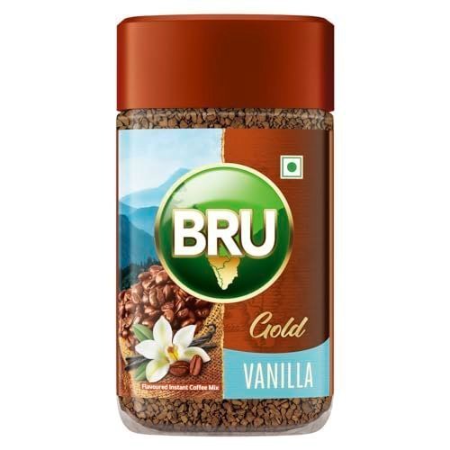 Bru Gold Vanilla Granule Bottle 55 Gram Flavoured 