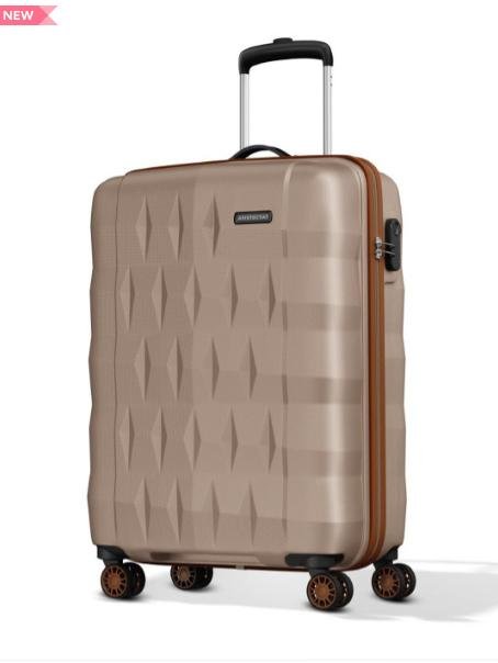Aristocrat Unisex Comet Champagne Small Luggage Ba