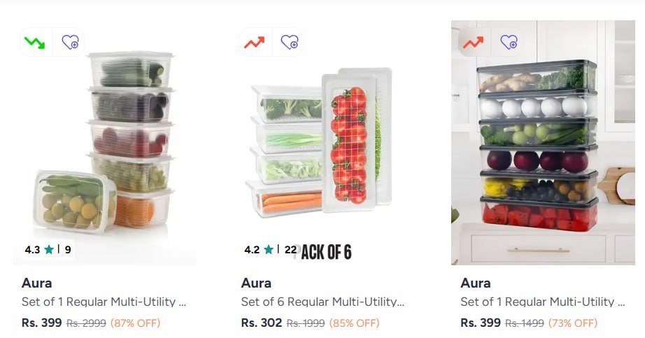Myntra Crazy Limited Time Dealorganizers Unde