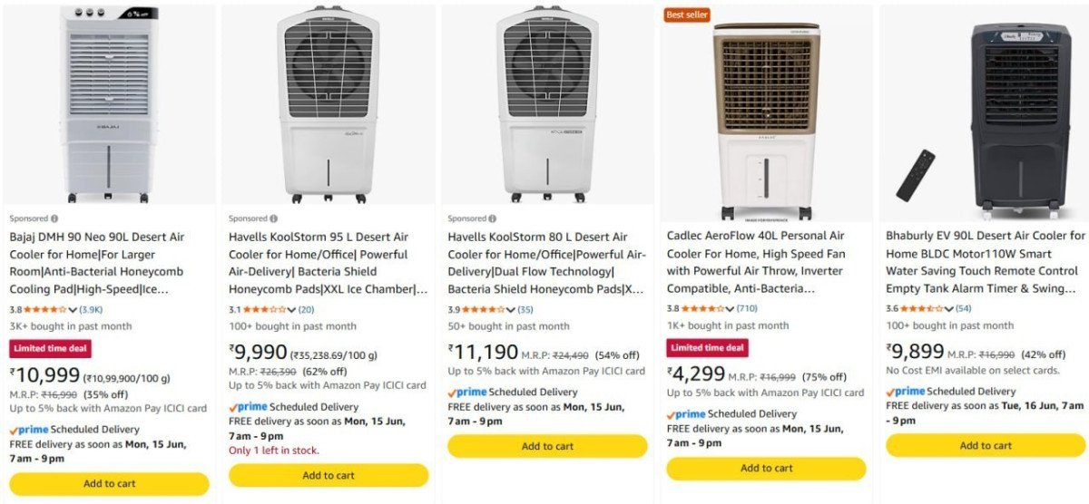 60 Coolers Bank Desert Cooler Personal Cooler