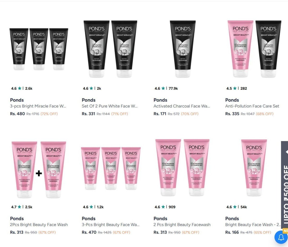 Loooootponds Face Wash And Cleanser 72 Starting Fr